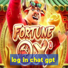 log in chat gpt